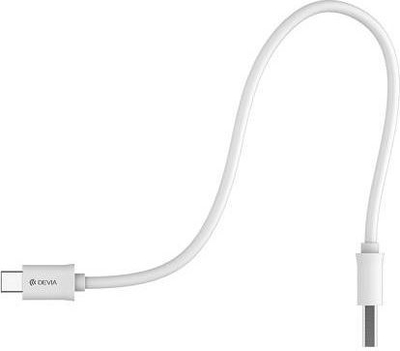 Kabllo USB Devia USB A në microUSB, 1 m, e bardhë