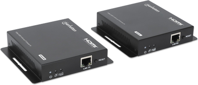 Set ekstender HDMI KVM Over IP Manhattan MH, Full HD 1080p, deri nja 120 m, i zi