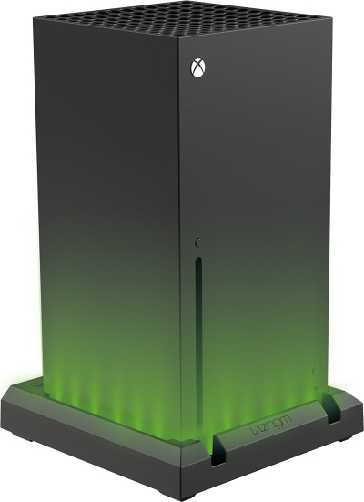 Stendë LED Venom për Xbox Series X, USB, ndriçim me ngjyra, e zezë