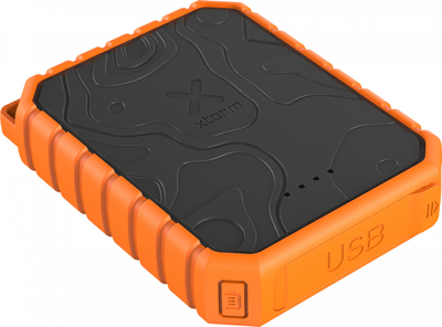 Power bank Xtorm Rugged 10000mAh, IP65, karikim i shpejtë, portokalli
