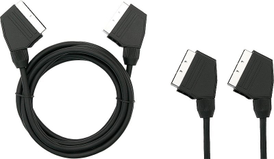 Kabllo SCART Lattice SCART-SCART 21 pin, 2.5m, i zi