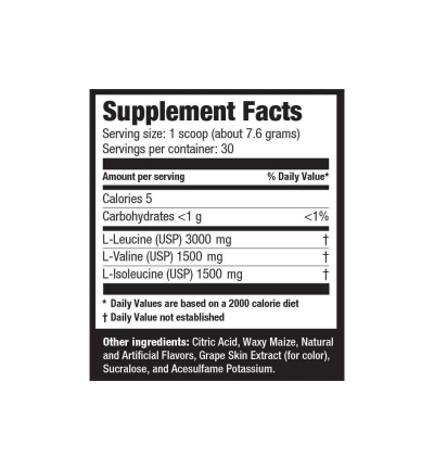Aminoacide Ultimate Nutrition BCAA Powder, 12000 60 serv, 457g, Grape