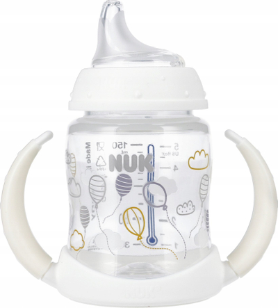 Шише за бебиња НУК, 150ml, 6-18 месеци, бела