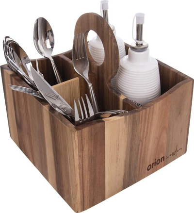 Mbajtëse kuzhine Orion Wooden, dru akacie, natyrale