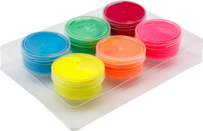 Bojë gishtash Pelikan Neon, set me 6 ngjyra