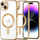 Kapak telefoni Tech-Protect MagShine, MagSafe, për iPhone 15 Plus, transparent me ari