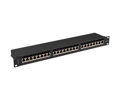 Patch panel rrjeti Gembird 24 porta, 1U 19", Cat.6A FTP, i zi