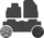 Tapeta gome për makinë Frogum Renault Espace V 2015-2021, set 4 copë, të zeza