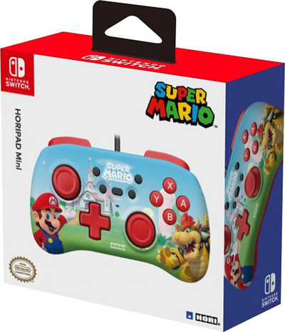 Kontroller Hori Horipad Mini Super Mario, me kabllo, i kuq