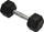 Hantelë Eb Fit Rubber Coated Hex, 4 kg, e zezë