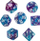 Set zare RPG Rebel, 7 copë, blu me vjollcë, dyngjyrësh