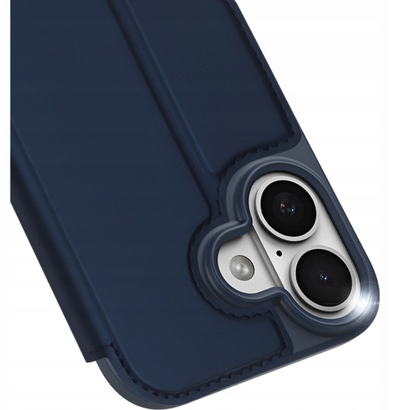 Futollë telefon Dux Ducis Skin Pro për iPhone 17, me stand, blu