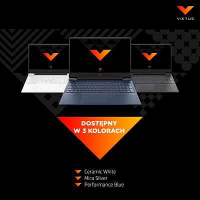 Laptop HP 16-e0304nw, 16.1", 16 GB RAM, 512 GB SSD, AMD Ryzen™ 5, NVIDIA GeForce RTX 3050, i zi