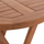 Tavolinë kopshti HomeMarkt Eris, druri teak, palosëse, 60x60x75 cm, ngjyrë natyrale