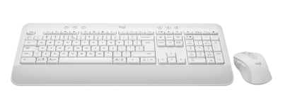 Set tastierë dhe maus Logitech Signature MK650 Combo, e bardhë