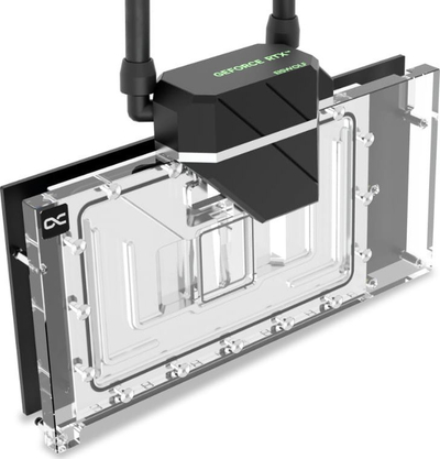 Ftohës me ujë për GPU Alphacool Eiswolf 2 AIO 360 mm, për RTX 4080 Suprim, me backplate