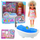 Set lodër Ankiki Mini Doll me vaskë edhe me gjona për kujdes