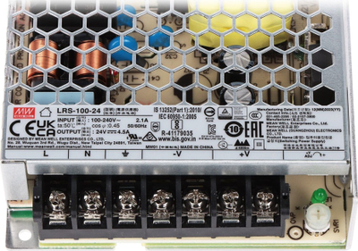 Furnizues energjie Mean Well LRS-100-24, 24V, 100W, gri