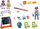 Set lodrash Playmobil School Carry Case, klasa e shkollës, me figura dhe gjëra shoqëruese, me ngjyra të ndryshme