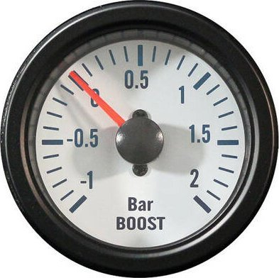 Manometër turbo Auto Gauge TRW 52mm, mekanik, diapazon -1 deri 2 Bar