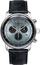Ore burrash Zeppelin LZ14 Marine Z88862, kronograf quartz, rrip lëkure, numërator blu ice