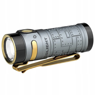 Elektrik dore OLIGHT Baton 4, 1300 lumens, rikarikues, i zi