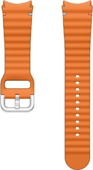 Byzylyk sportiv Samsung Business M/L për Galaxy Watch, silikoni, me tokëz metalike, portokalli