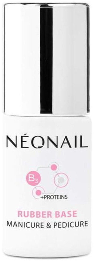 Bazë xheli për thonj NeoNail Rubber Base, për manikyr edhe pedikyr, 7.2ml, transparente
