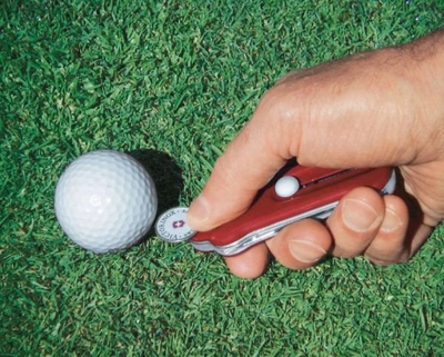 Mjet golfi Victorinox Golf Tool Canada, multifunksional, i kuq