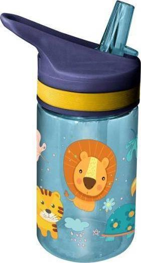 Shishe uji për kalamoj Kids Euroswan Jungle KL11262, Tritan, 400 ml, shumëngjyrëshe