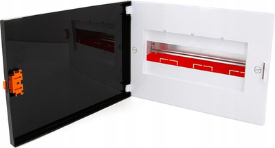 Kuti elektrike shpërndarëse Nilson 32661012, 1x12 module, për montim të fshehur, e bardhë