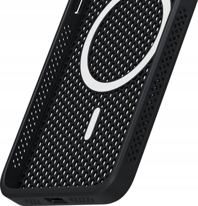 Mbrojtëse telefoni 3MK COOLing MagCase për iPhone 14 Plus, kompatibile MagSafe, e zezë