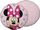 Jastëk dekorativ Disney Minnie Mouse, rrumbullak 40 cm, për fëmijë, rozë me pika