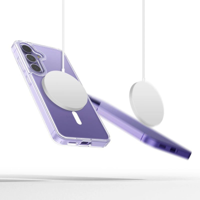 Футрола за телефон Tech-Protect Flexair Hybrid за Samsung Galaxy A56 5G, проѕирна, со MagSafe