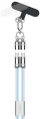 Kabllo USB Ansmann Lanyard, USB C në USB C, 1.2m, 60W, blu