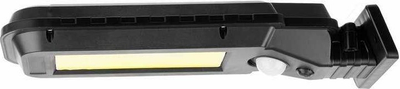Llambë rruge diellore LED COB, 240 LED, me sensor lëvizje, e zezë