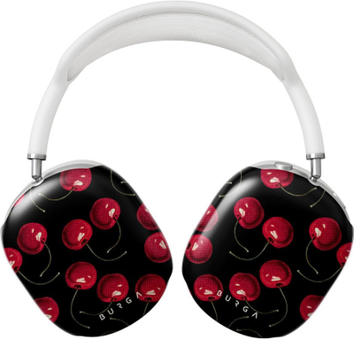 Mbulesë mbrojtëse BURGA Cherrybomb për AirPods Max, polikarbonat, ngjyrë të kuqe