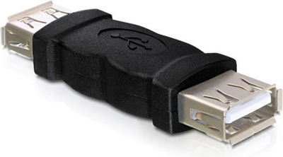 Përshtatës USB Delock, USB-A në USB-A, i zi