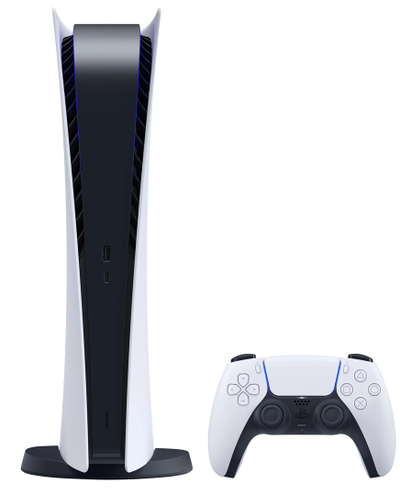 Konzола Sony PlayStation 5 Digital Edition, 825GB, бела/ црна