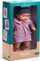 Kukull bebe Djeco Pomea Baby Dahlia Purple, 32cm, trup me material tekstili, lejla
