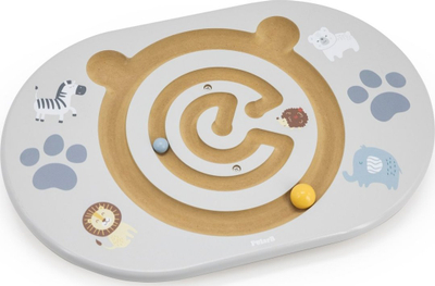 Lodër druri balancuese Viga Toys Wooden Balancing Maze, edukative, me shumë ngjyra