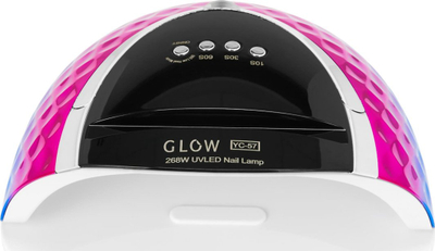 Lampë thonjsh UV LED Glow YC57 RN, 268W, blu rozë