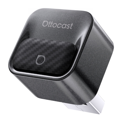 Adapter makine Ottocast CA525 T3, Wireless CarPlay, Android Auto, gri