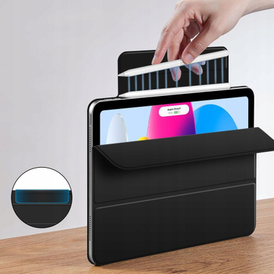 Mbulesë tablet Tech-Protect SmartCase për iPad 10.9" 2022, me magnet, me mbajtëse Apple Pencil, gri