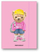 Dosje A4+ Narcissus Teddies Bear, me elastik, rozë