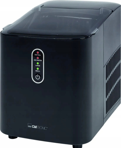 Makineri akulli Clatronic EWB 3798, 1.1L, dy madhësi kubëzash, e zezë