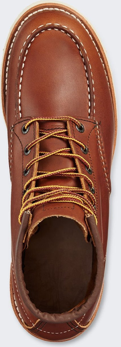 Чизми за работа Red Wing Traction Tred 8 Soft Toe 10875, кожа, ѓон Traction Tred, боја tan