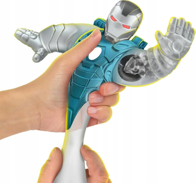 Lodër figurë Heroes of Goo Jit Zu Marvel War Machine, Stretchy Hero, për kalamaj 4+
