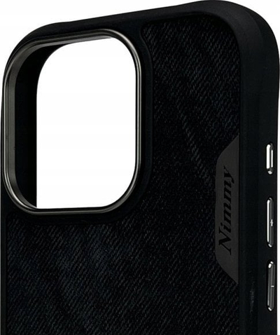 Mbulesë telefoni Nimmy Big Eyed Pet 2.0 Panda për iPhone 16 Pro Max 6.9", TPU, mbrojtje e forcuar, e zezë