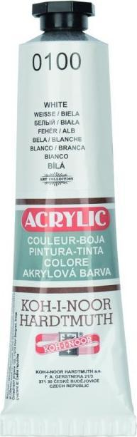 Ngjyrë akrilike Phoenix, 40 ml, e bardhë